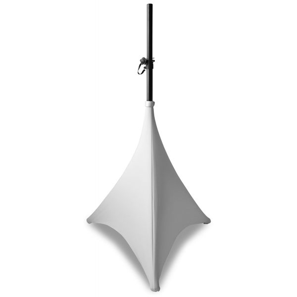BeamZ Lycra Speaker Stand Cover - White (70cm)