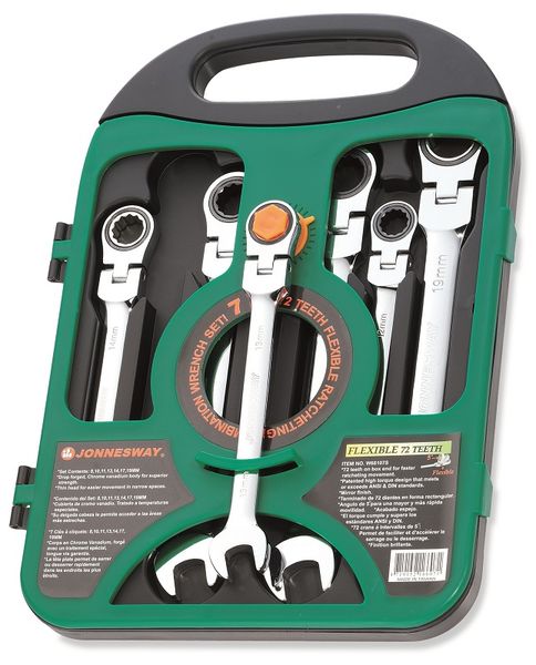 Jonnesway - Flex Ratchet Wrench Set - Set of 7