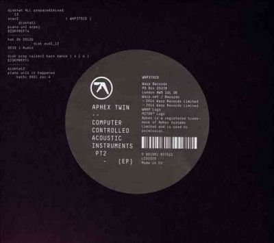 Aphex Twin - Computer Controlled Acoustic P2 (Vinyl)