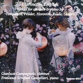 Gianluca Campagnolo - Clarinet In English: Works For Clarine (CD)