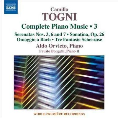 Aldo Orvieto - Togni: Complete Piano Music Vol 3 (CD)