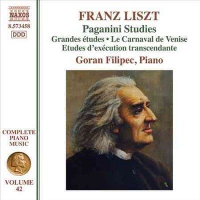 Goran Filipec - Liszt: Paganini Studies (CD)