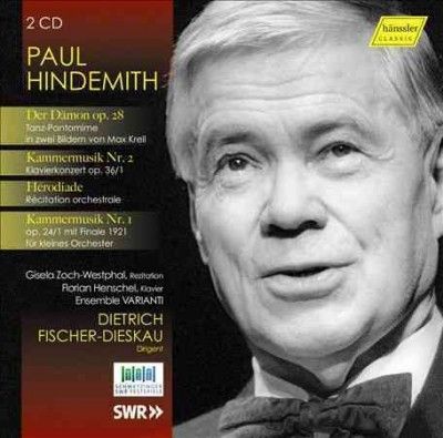 Die Fischer - Dieskau - Hindemith: Der Damon &amp; Herodiade (CD)