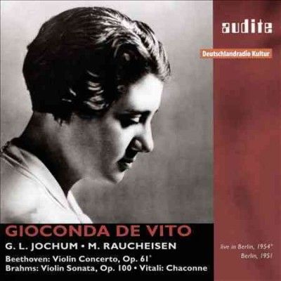 Gioconda De Vito: Beethoven - Violin Concerto, Op. 61/... (CD / Album Digipak)