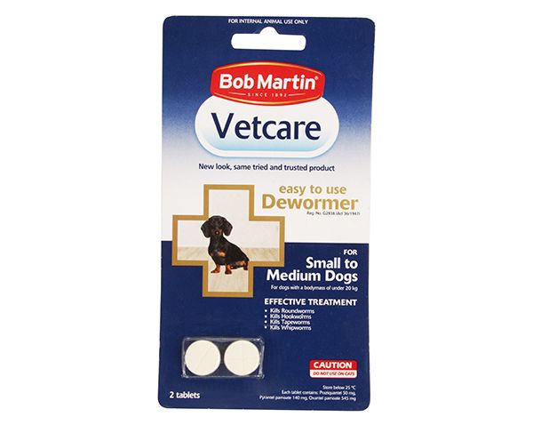 Bob Martin - 3 in 1 - Pet Dewormer - Dog - Small/Medium - 15g