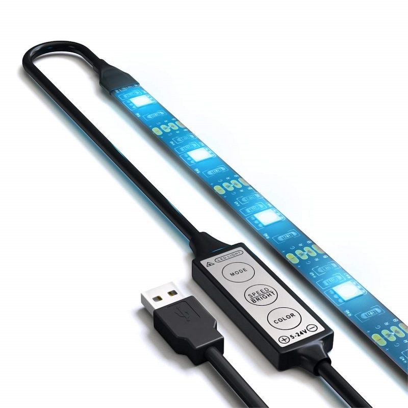 Led bias tv monitor 1m lighting kit usb for netflix dstv showmax