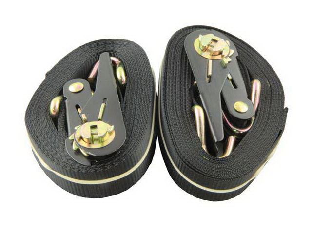 Basecamp Ratchet Strap Set with J Hooks - 5m