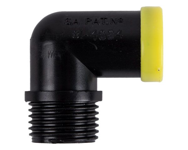 Full Flow Male Elbow - Pipe Fittings - 20mm x 13mm - 10 Pack