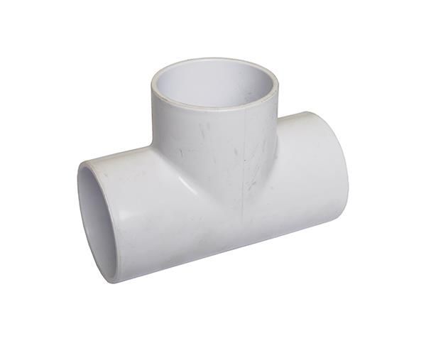 Quality PVC Pool Tee Piece - 50mm (White)