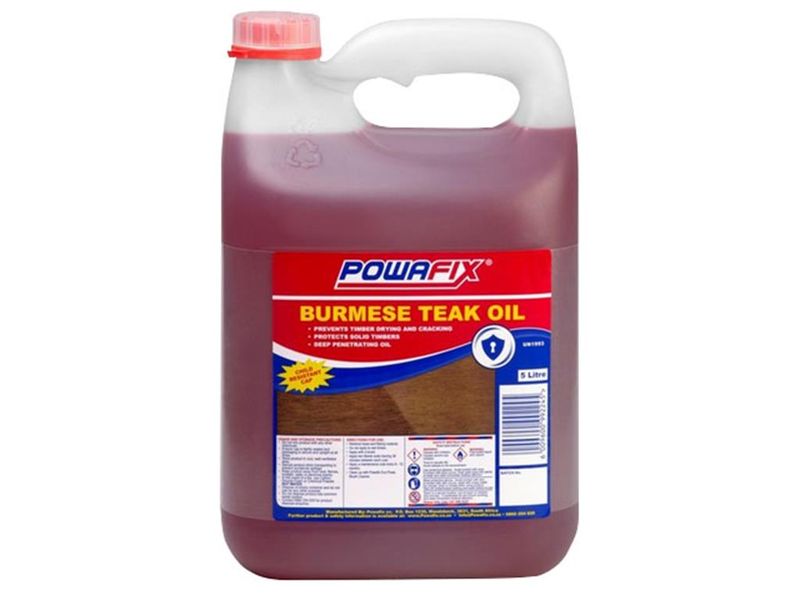Powafix Teak Oil - 5L