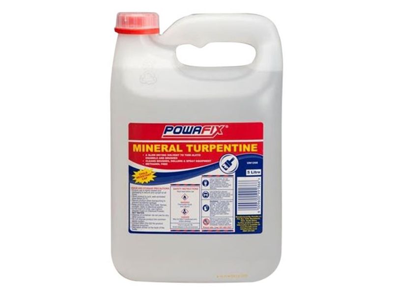 Powafix Mineral Turpentine - 5L