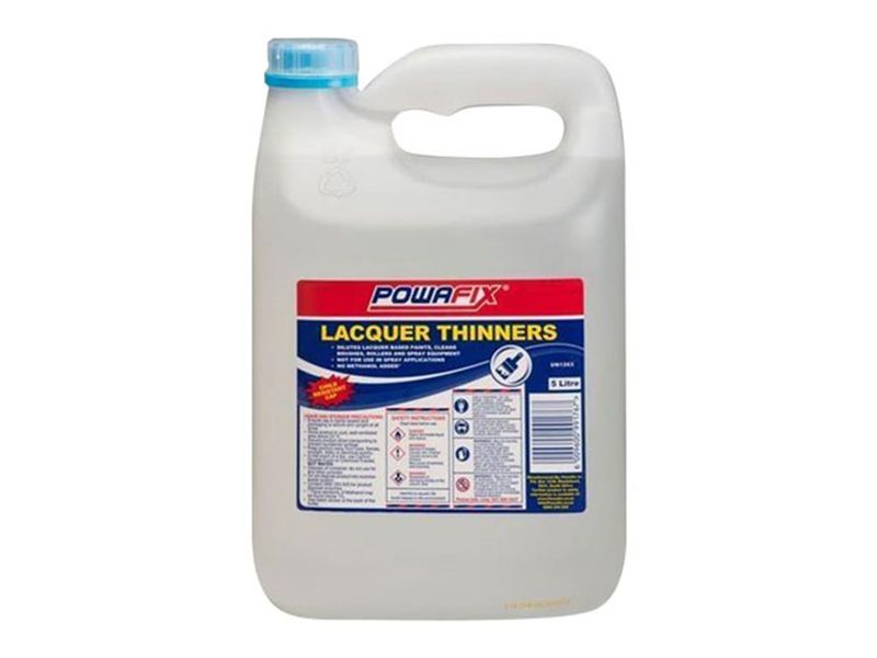 Powafix Lacquer A Thinners - 5L