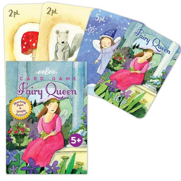 eeBoo Fairy Queen Counting &amp; Multiplication Concept Card Game