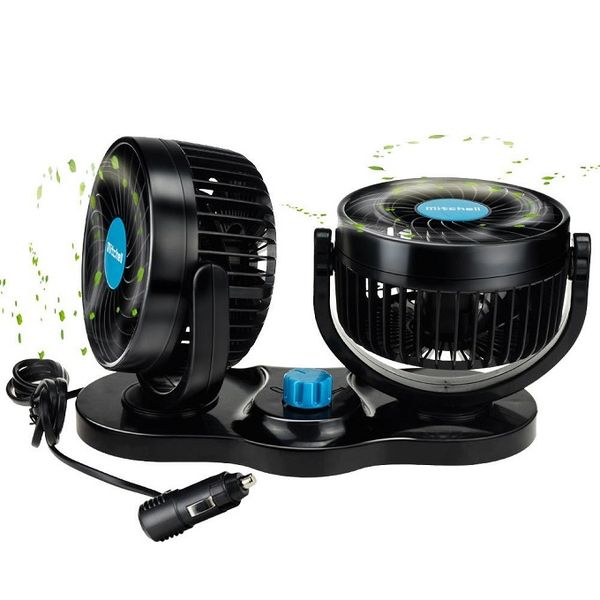 Dual Head Car Air Fan 12V 312