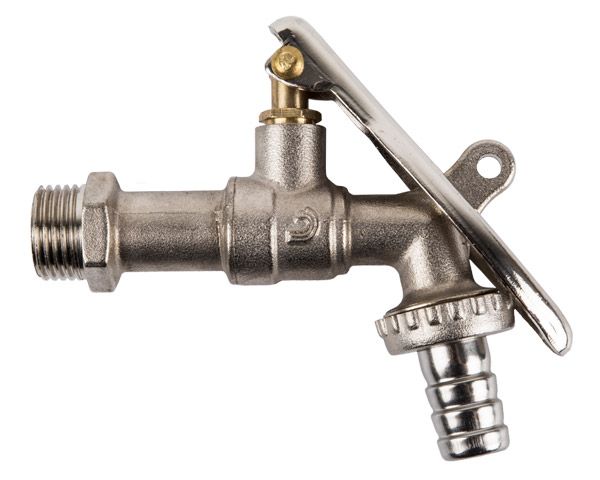 Torrenti Chrome Plated Lock Type Bibcock - 15mm