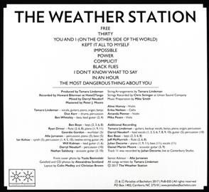 Weather Station - Weather Station (CD)