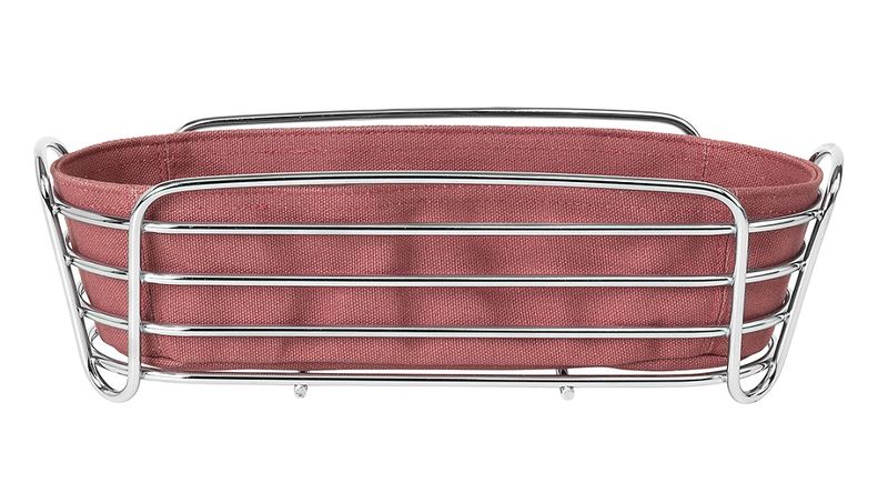 Blomus Bread Basket Delara - Square Long (Whitered Rose )