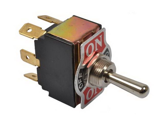 Agrinet 12V Heavy Duty Metal Toggle Switch - 25A