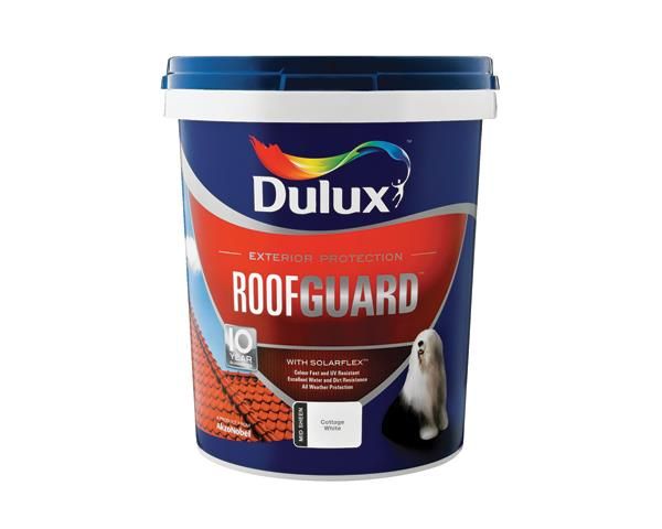 Dulux Roofguard Paint - Cottage White (20L)