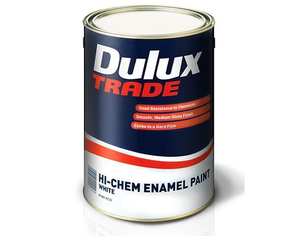Dulux Trade Hi-Chem Enamel Paint - White (5L)