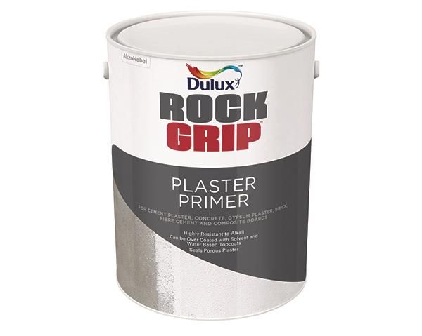 Dulux Plaster Primer Rockgrip Paint - White (5L)