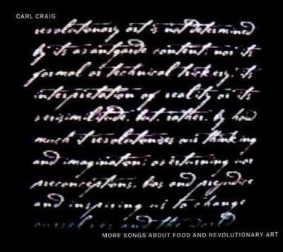 Carl Craig - More Songs About Food And Revolutiona (CD)