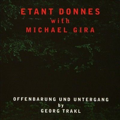 Offenbarung Und Untergang By Georg Trakl (CD / Album)