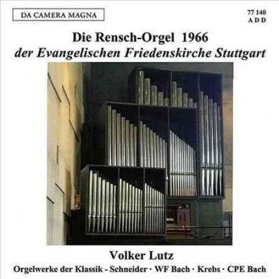 Volker Lutz - Rensch Organ 1966 Der Evangelischen F (CD)