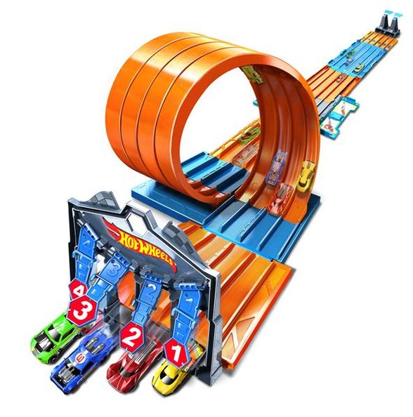 smyths hot wheels track builder race crate