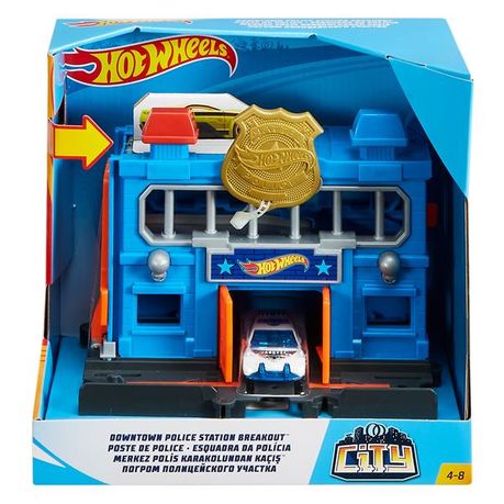 hot wheels police station