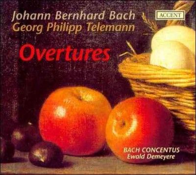 Bach Concentus - Bach/telemann: Overtures (CD)