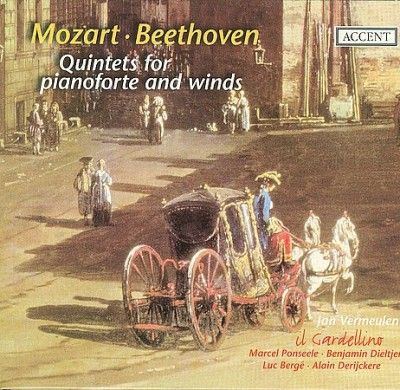 Mozart/Beethoven: Quintets for Pianoforte and Winds (CD / Album)