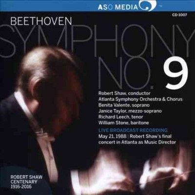 Atlanta Symphony Orc - Beethoven: Symphony No 9 (CD)