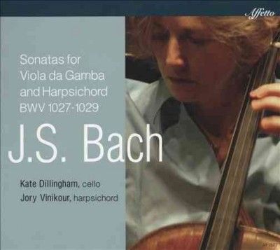 Kate Dillingham - Bach: Sons For Viola Da Gamba &amp; Harpsi (CD)