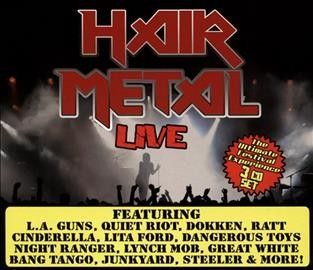 Various - Hair Metal Live (CD)