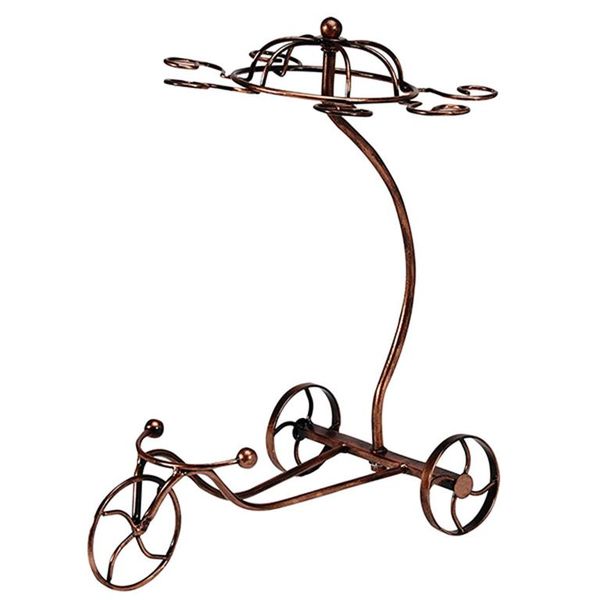 Vintage Tricycle Style Wine Bottle &amp; Cup Holder