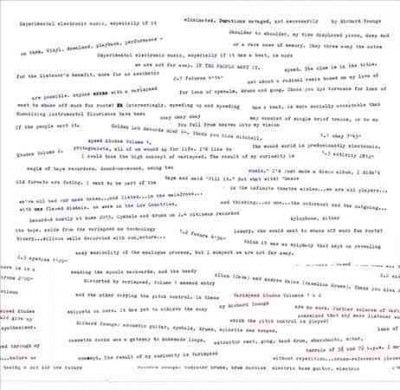 Richard Youngs - Varispeed Etudes (Vinyl)