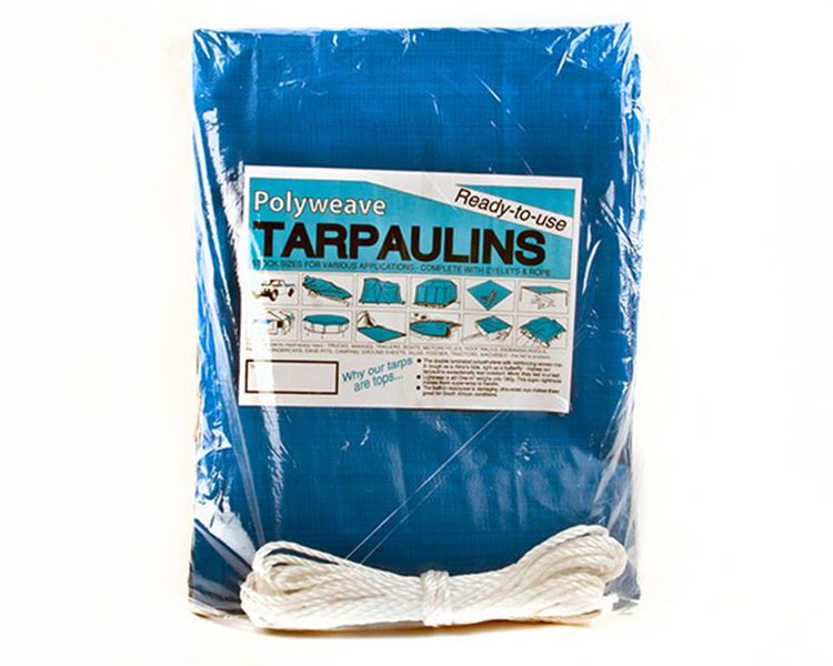 Protarp Polyweave Tarpaulin - Blue 3 x 5m