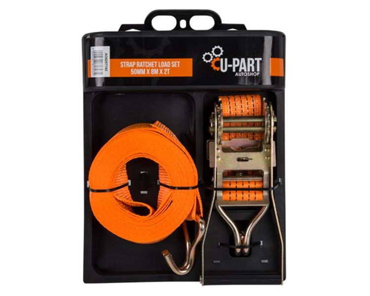 U-Part Load Set Ratchet Strap - 50 x 8m x 2T