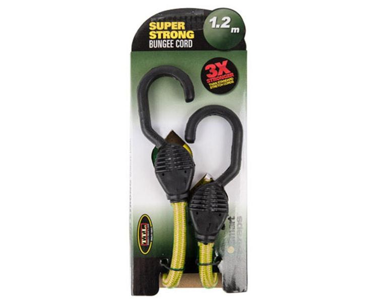 AgrinetSmartstraps Super Strong Bungee Cord - Yellow (1.2m)