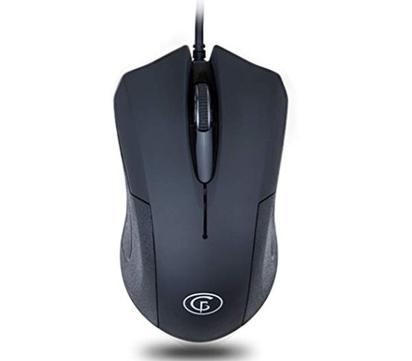 GoFreeTech GFT-M008 Wired Optical Mouse - Black
