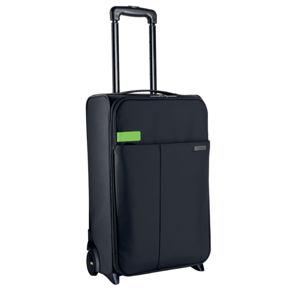 Leitz Complete Smart Traveler 2-Roll Carry-On Trolley Bag - Black