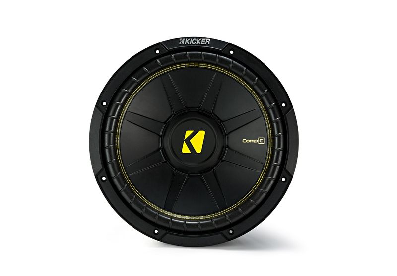 Kicker - CompC Series 12" Subwoofer Single with 4-Ohm Voice Coil