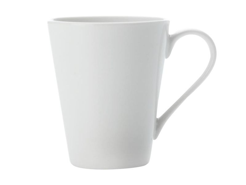 Maxwell &amp; Williams - 300ml White Basics Conical Mug - Set of 4
