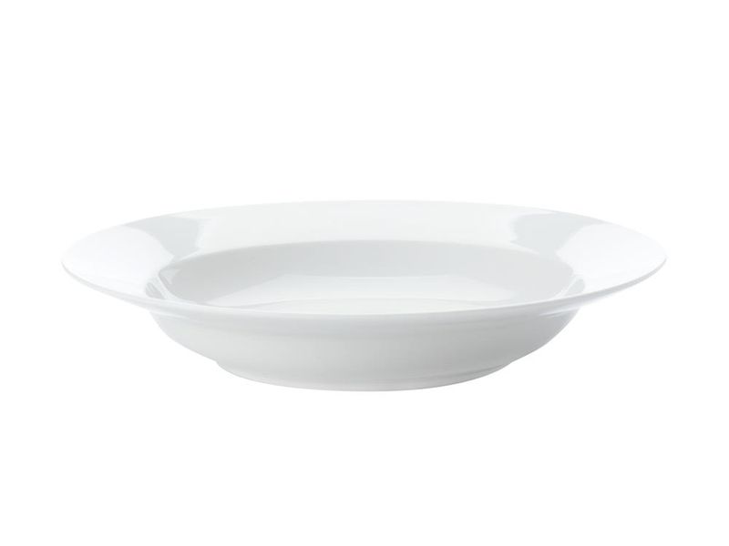 Maxwell &amp; Williams - 23cm White Basics Soup Plate - Set of 4