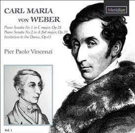 Pier Paolo Vincenzi - Von Weber: Piano Sons Nos 1 - 2 Invitati (CD)