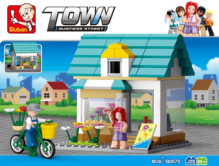 Sluban Town Queenies Flower