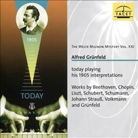 Alfred Grünfeld: Today Playing His 1905 Interpretations (CD / Album)