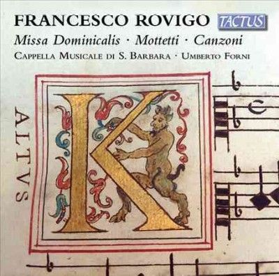 Francesco Rovigo: Missa Dominicalis/Mottetti/Canzoni (CD / Album)