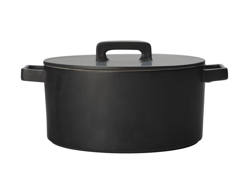 Maxwell &amp; Williams - 1.3 Litre Epicurious Round Casserole with Lid - Black